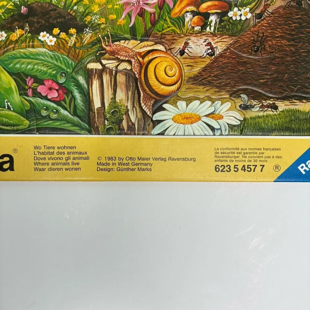 1983 Ravensburger See Inside Didacta Puzzle 